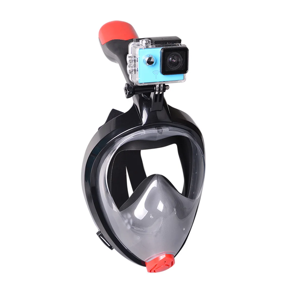 Hot Snorkel Mask 180 Degree Panoramic Diving Anti Fog/Leak Scuba Masks with Detachable Bracket MCK99