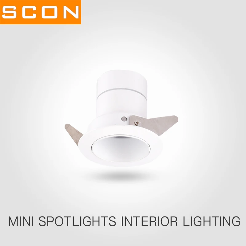 SCON Мини светодиодный прожектор CREE 5W110V 220 В потолочный светильник для внутреннего