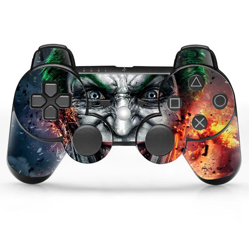2шт дизайн для PS3 контроллер Виниловая наклейка ПВХ ps3 стикер 0197|Наклейки| |