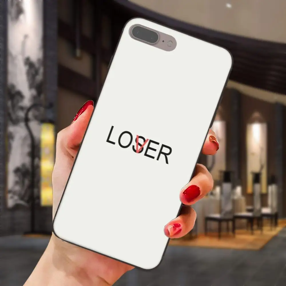 Забавные цитаты Loser Lover для Samsung Galaxy A3 A5 A6 A6s A7 A8 A9 Star Plus 2016 2017 2018 мягкие чехлы