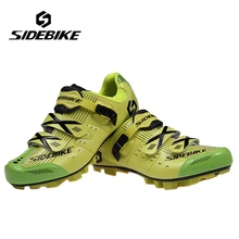 SIDEBIKE Professional Men Women Bicycle MTB Self-Locking Shoes Breathable Cycling Shoes Mountain Bike Racing Athletic Shoes