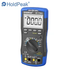Multimetro HoldPeak HP-770HC True RMS цифровой мультиметр с функцией NCV и тестом температуры/частоты/рабочего цикла