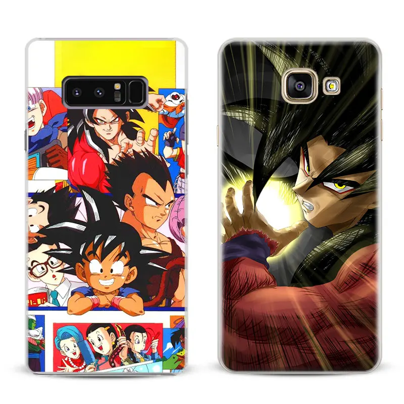 

DRAGON BALL GT DBGT For Samsung Galaxy S4 S5 S6 S7 Edge S8 S9 Plus Note 8 2 3 4 5 A5 A7 J5 2016 J7 2017 Phone Case Shell Cover