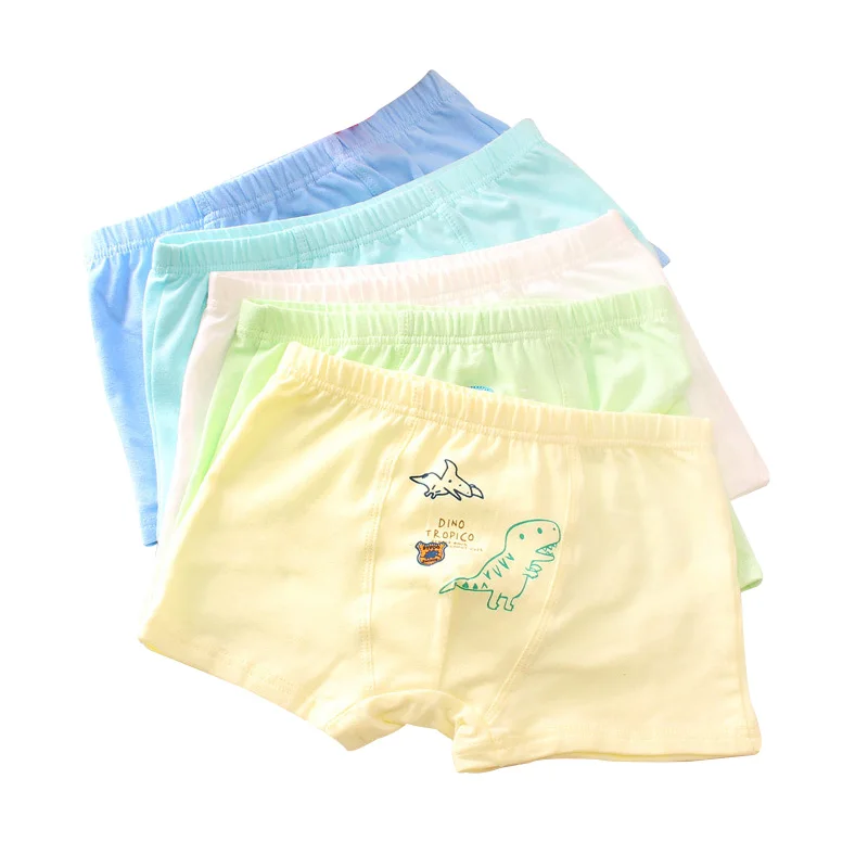 5Pcs/Lot Kids Underwear Baby Boys Panties Cotton Underpants Children