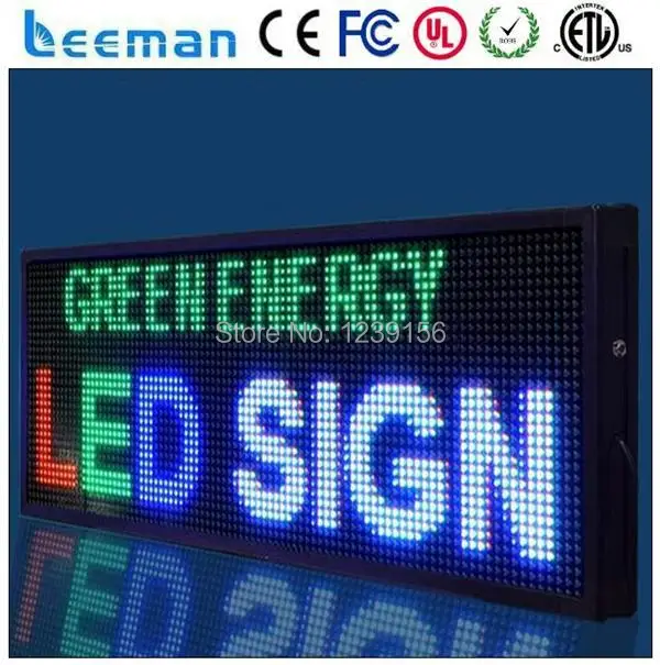 P16 56x160 Pixels RGB full color double side outdoor programmable LED signs Shenzhen led message moving scrolling sign display |