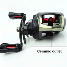 SEAYOU приманка кастинговая катушка Рыболовная Снасть 6,3: 1 Передаточное отношение анти-обратная система лодка приманка литые рыболовные катушки