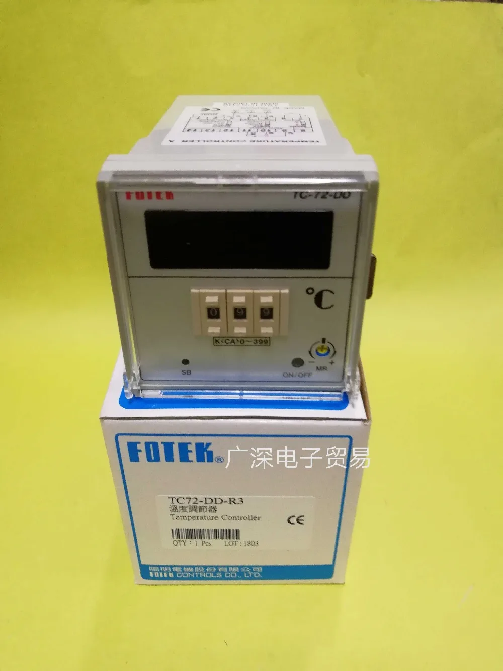 Тайвань Yangming FOTEK импортный термостат TC-72-DD регулятор температуры TC72-DD-R3 TC72-DD
