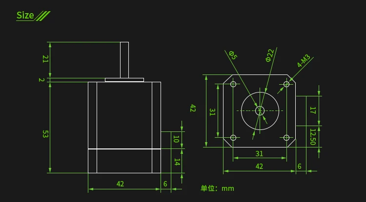 3D-принтер части с открытым исходным кодом замкнутый контур шаговый двигатель NEMA17 MKS SERVO42 предотвращает потерю шагов для MKS Gen L