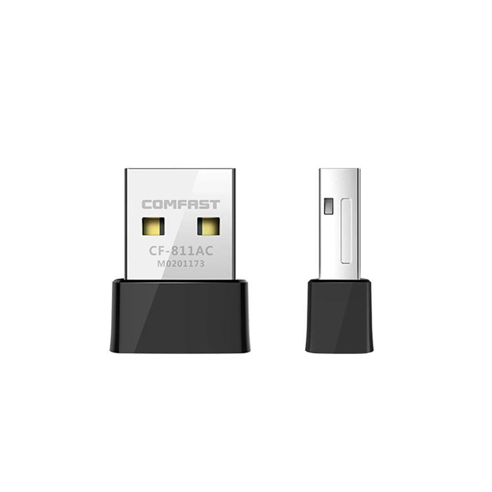 COMFAST беспроводной WI-FI карты 2,4G и 5G Беспроводной Dual Band Портативный WI-FI 650 Мбит/с сетевая карта с интерфейсом USB для Windows/Mac