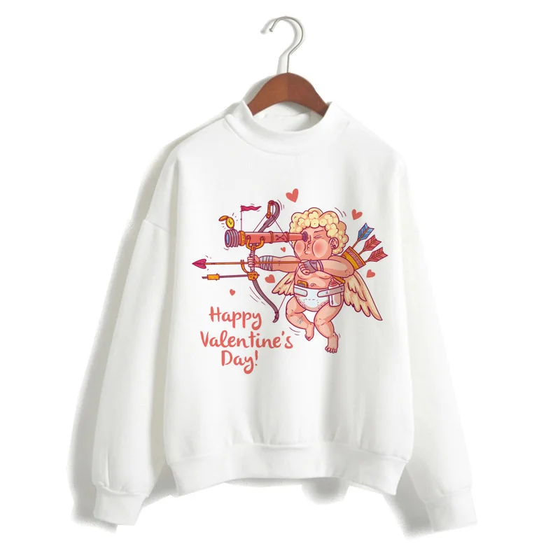  angel women hoodie cartoon Cupid 2019 harajuku top hood Regular O-Neck korean Casual sweatshirts ov