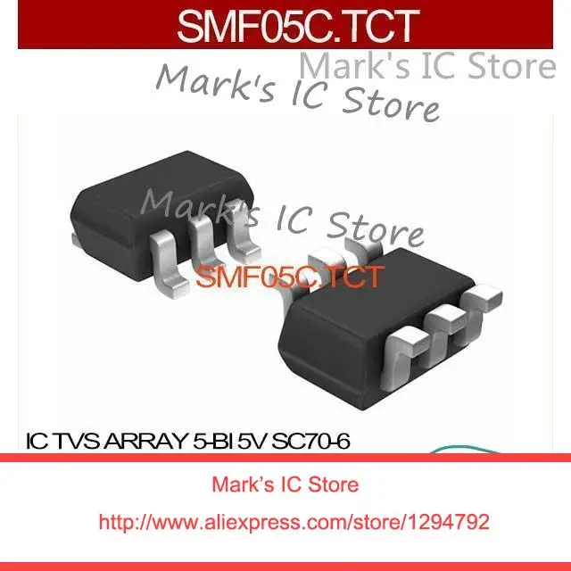 SMF05C.TCT IC TVS ARRAY 5 BI 5V SC70 6 SMF05C.TCT-in Integrated ...
