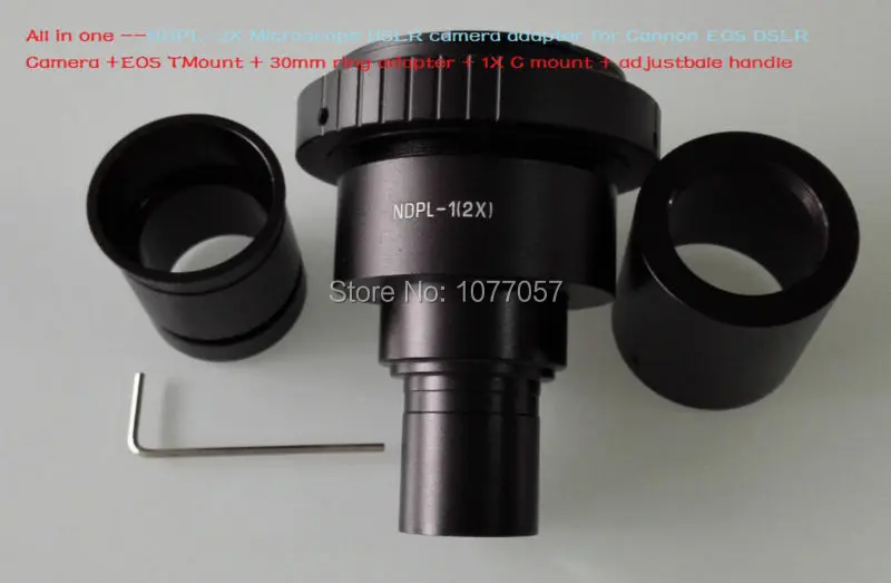 Best Sale ,NDPL 2x Can non EOS Microscope Camera Adapter SLR/DSLR