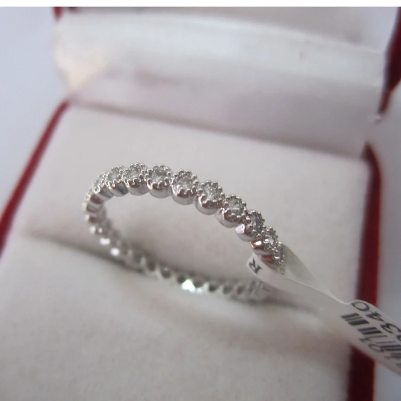 New Trendy White Gold Color Top Quality Cubic Zirconia Stone Flower Shape Wedding Ring For Women Men Fashion Party Jewelry | Украшения и