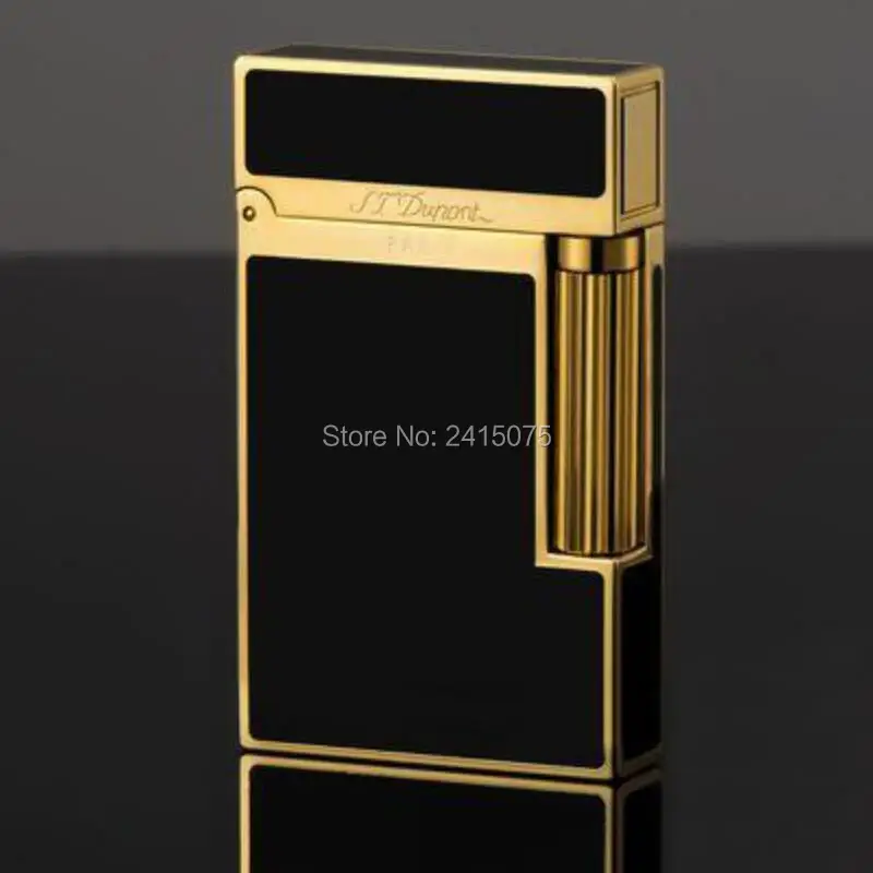 S.T. Dupont Cigarette Lighters Windproof lighter Gold and Silver Metal