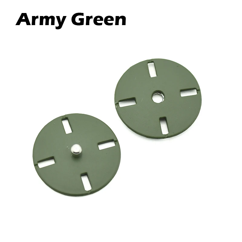 5Pcs 10-25mm Black Color Metal Snap Button for Clothing DIY Coat Buttons for Clothes Sewing Applications Accessories - Цвет: Army Green