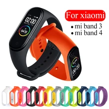 Для xiaomi mi Band 4 ремешок силиконовый спортивный браслет для xiaomi mi band 3 ремешок на запястье аксессуары mi band 3 4 mi Band 3 mi band 4 Чехол