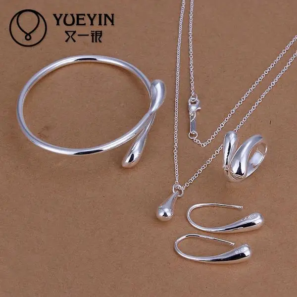 Fashion Jewelry Sets Austria Crystal silver Classic Wedding Brides For Women With | Украшения и аксессуары