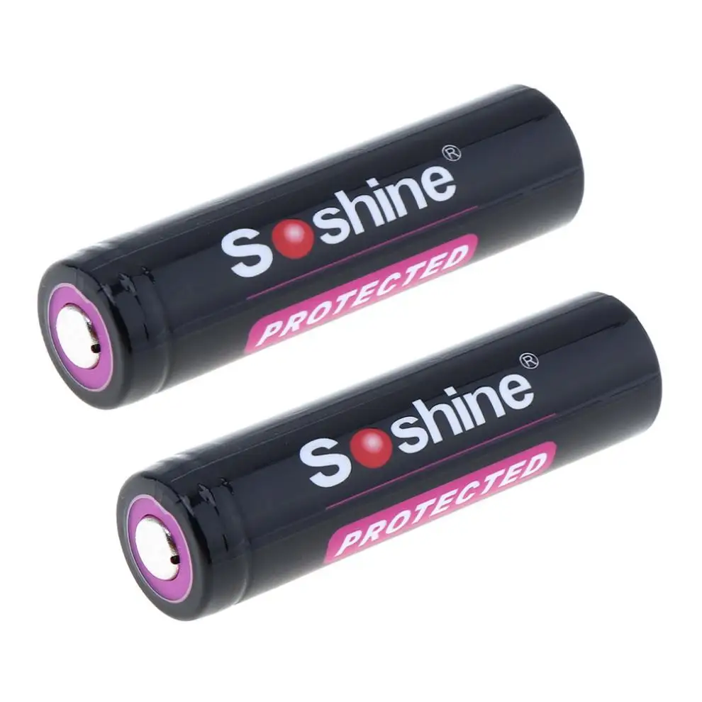 Литий ионный перезаряжаемый аккумулятор высокой емкости Soshine 3100 мАч 18650 3 7 в с