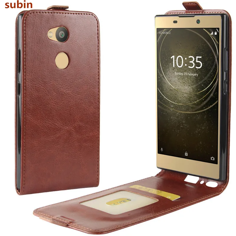 Чехол для Sony Xperia L2 оригинальный кожаный чехол защитный H3311 H3321 H4311 H4331 флип кейсы|flip