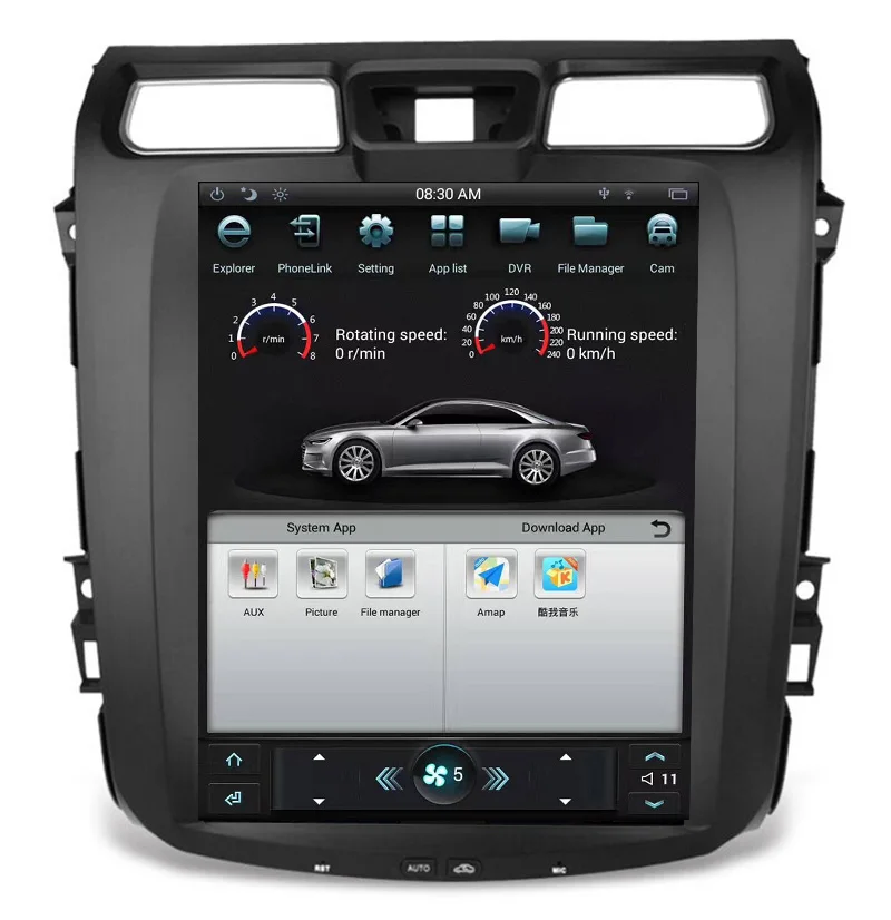 Best Tesla Vertical Screen Android 6.0 Car Radio DVD GPS Navigation for Nissan Altima/Teana 2013 2014 2015 Support 3/4G Network 2