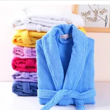 Парный халат зимний толстый банный халат хлопок махровый халат для влюбленных халат для мужчин и женщин длинный халат Ночное белье пижамы