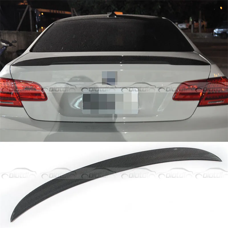 

P Style Boot Spoiler Carbon Fiber Rear Trunk Wing Lip For BMW 3 Series E92 2008-2014 OLOTDI Car Styling