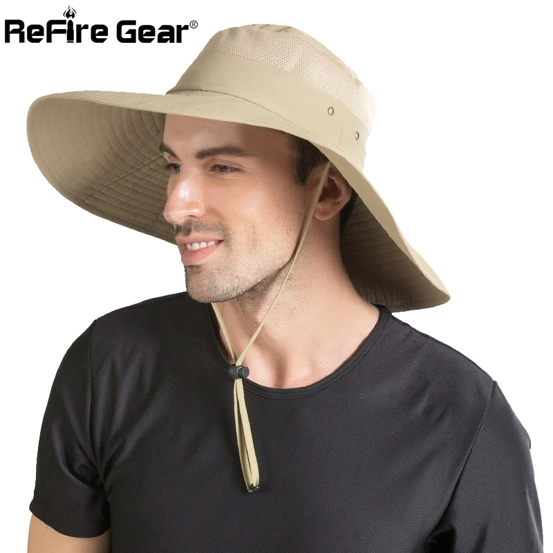 Мужская армейская тактическая Кепка ReFire Gear с широкими полями из снайпера