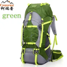 Professional Outdoor Climbing backpack Shoulders Hiking waterproof men and women travel Sport Mountaineering Bag 60L Hot Sale