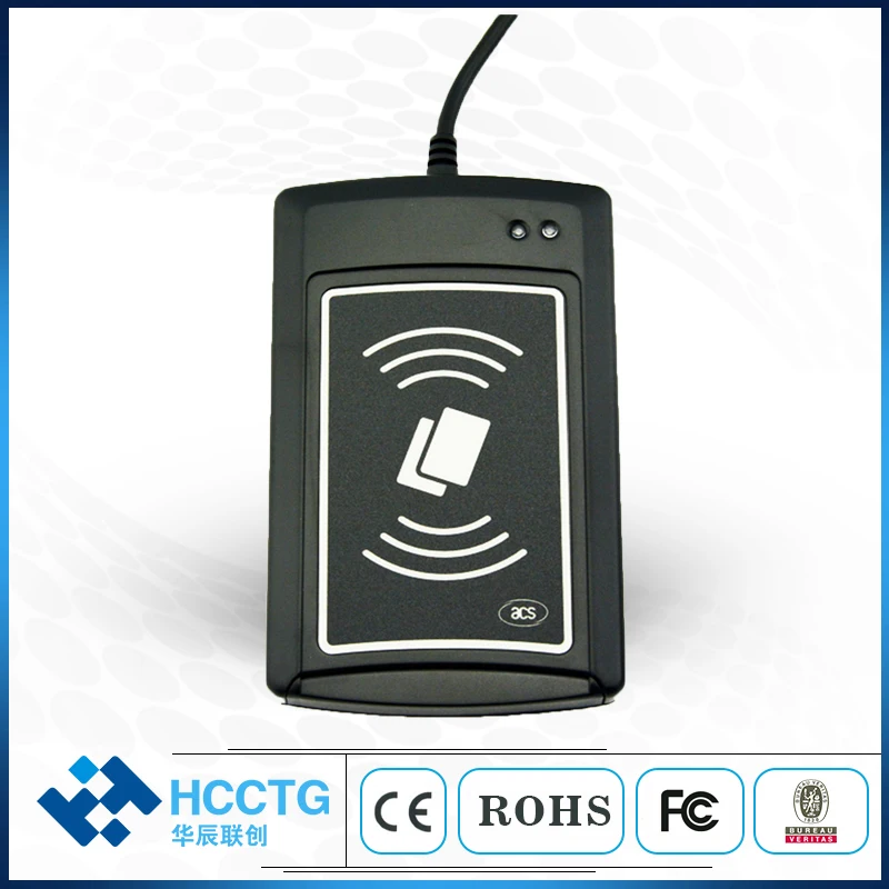 ACS PC-linked 13 56 mhz NFC Бесконтактный кард-ридер для оплаты с интерфейсом RS232 ACR1281S-C8 |