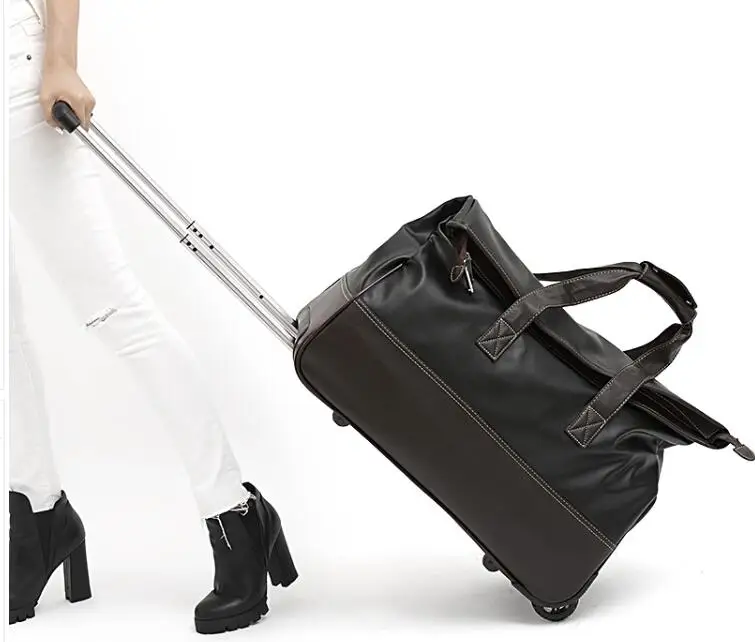 20 дюймов чемодан на колесиках для путешествий Дорожная сумка на колесах 24 дюймовый мужские дорожные троллейбус сумки Для женщин сумка на колесах Бизнес Багаж чемодан