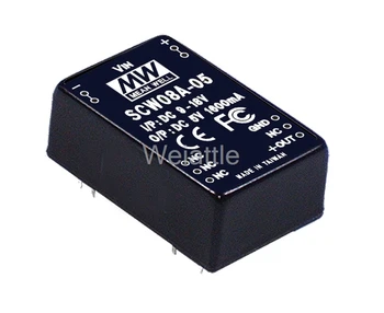 

MEAN WELL original SCW08B-15 15V 533mA meanwell SCW08 15V 8W DC-DC Regulated Single Output Converter