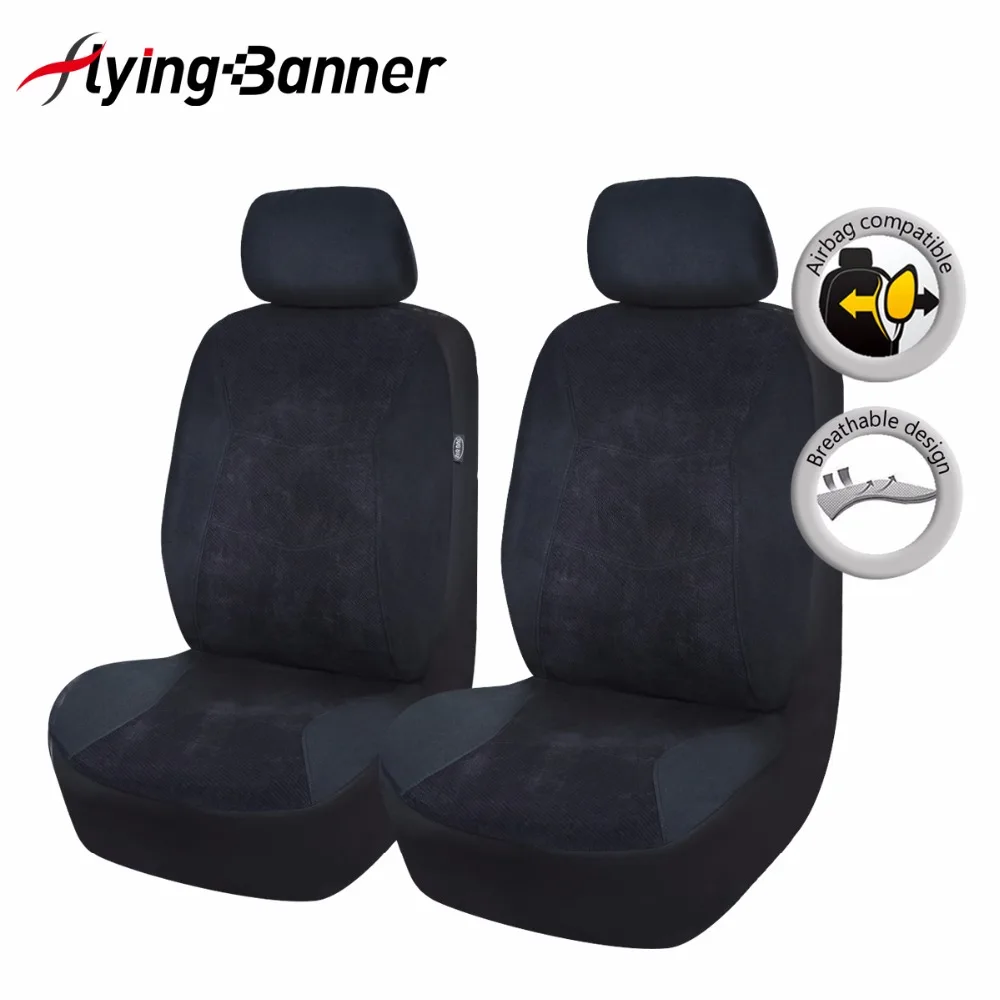 2017 Fashion 2 Front Car Seat Cover Comfortable Corduroy