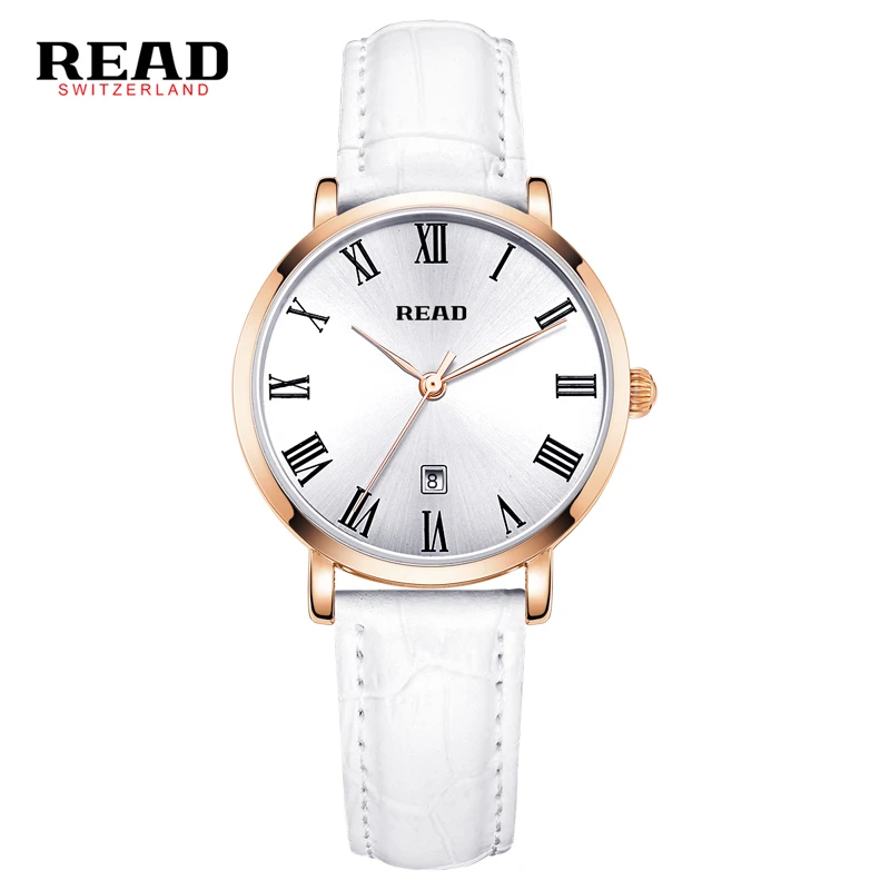 

READ Luxury Fashion Women Watch Women Leather Quartz Wristwatch Ladies Dress Watch Reloj Mujer Montre Femme watches R2013