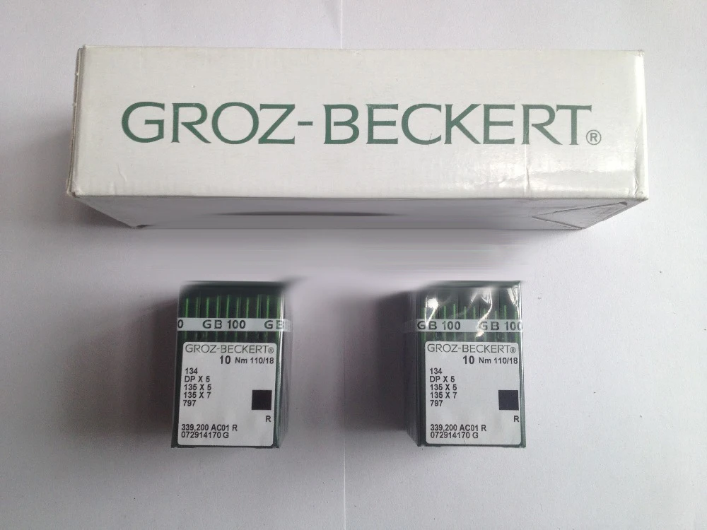 100 ORIGINAL GROZ BECKERT NEEDLES, MADE IN GERMANY,DPX5 FFG SIZE 110/