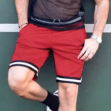 Шорты мужские летние новые стильные повседневные свободные полосатые брюки с пятью центами Spodenki Pantalones Cortos одежда короткие Masculino