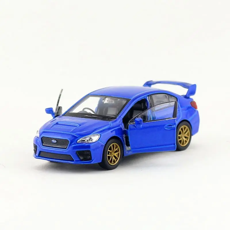 YJ 1/36 Scale, игрушки для автомобиля, Япония, SUBARU Impreza STI, литая металлическая модель автомобиля, игрушка для подарка/детей/коллекции