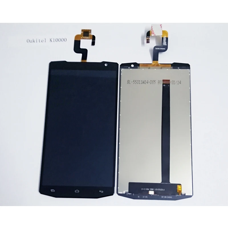 For original Oukitel K10000 LCD Display and TP Touch Screen Digitizer Assembly lcds +Tools 5.5\