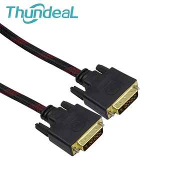 

High Speed DVI to DVI Cable 1.4m Gold plated Magnetic Ring double ferrite cores DVI-D 24+1 pin Male to Male M/M Signal