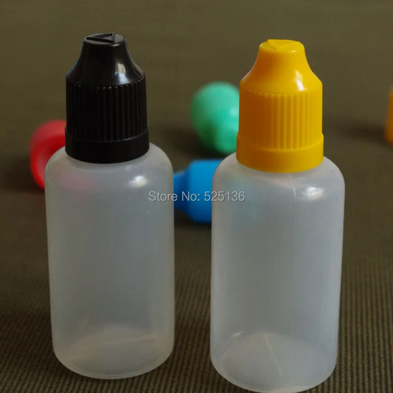 

1pcs 50ml PE Empty Plastic Dropper Bottle With Childproof Cap For Electronic Cigarette eGo E Liquid Bottle