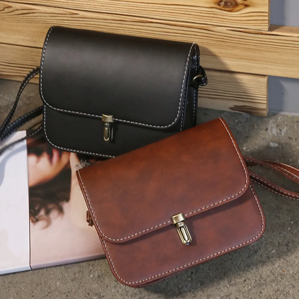 

Handbag ladies hand bags Women Lady Leather Satchel Handbag Shoulder Tote Messenger Crossbody Bag sac femme small bags for women