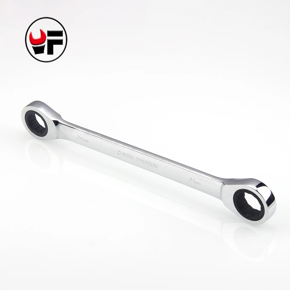 YOFE 24*27mm Double Ratchet Spanner a set of keys double ratcheting