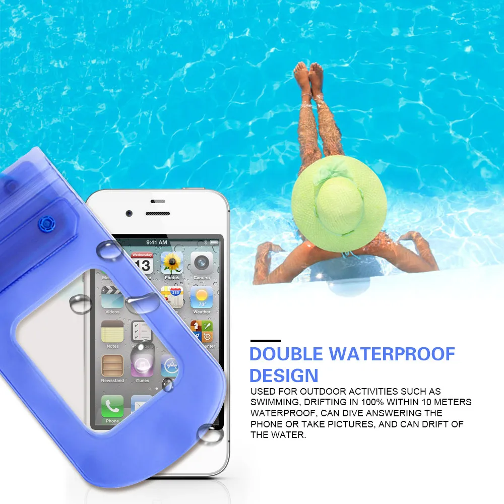Waterproof Pouch For 5.5 inch Phone Camera Mobile phone