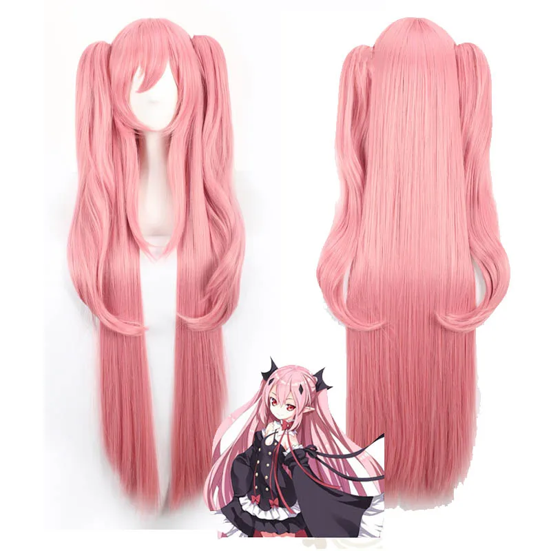 Cosroad Seraph of The End парики костюм Krul Tepes парик высокое качество 100 см длинные волосы