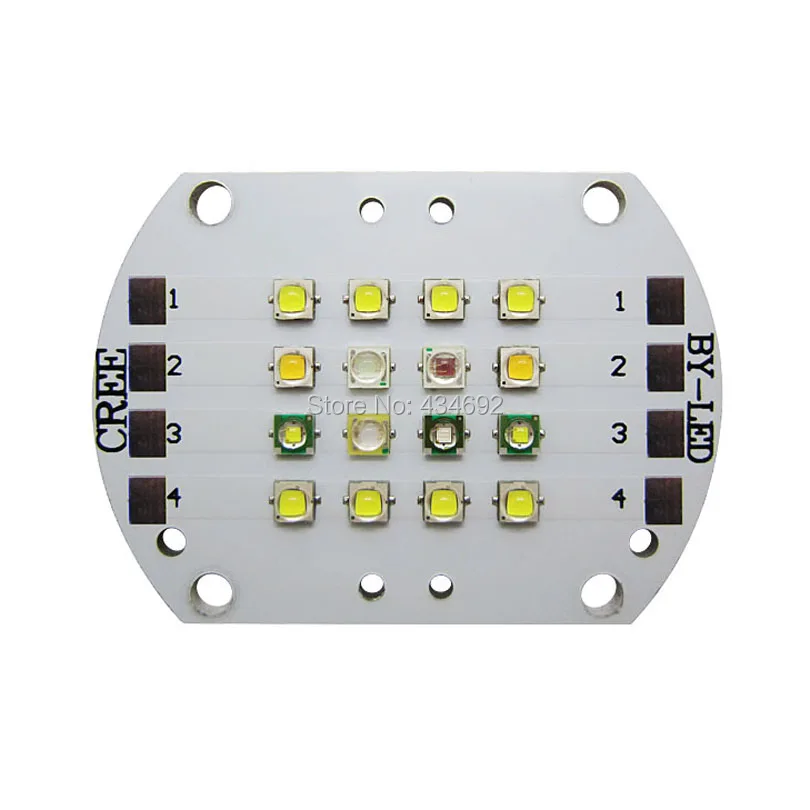 사용자 정의 4 채널 16Leds 크리 어 XPE XP E Epileds Led 암초 바다 램프 빛 물고기 탱크 수족관 Led ...