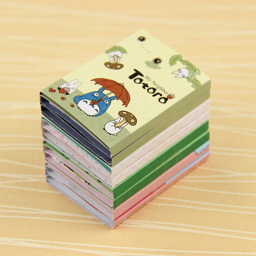 Складной коврик для заметок Kawaii Totoro Melody 6, 1 шт., клейкие заметки, закладки для блокнота, канцелярские принадлежности в подарок|stationery fancy|gift cards for retailersgift gallery | АлиЭкспресс