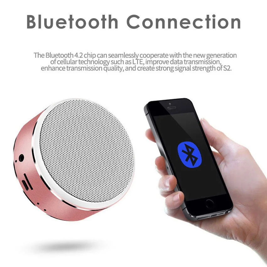 A8L Портативный Bluetooth Динамик мини Беспроводной стерео сабвуфер Звук Box AUX TF карты MP3 плеер с микрофоном для телефонов Tablet