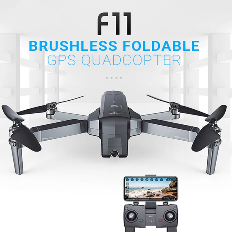

RC Drone Quadcopter F11 GPS 5G WiFi FPV With 1080P Camera HD Brushless Quadcopter 25mins Flight Time camera Drone VS CG033 F11