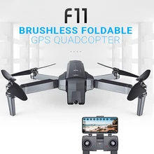 RC Drone Quadcopter F11 GPS 5G WiFi FPV With 1080P Camera HD Brushless Quadcopter 25mins Flight Time camera Drone VS CG033 F11 newest x8hg wifi fpv rc drone quadcopter with parrot 8 0mp hd camera rc quadricopter upgraded x8g x8w vs qr 350 x4 h107d