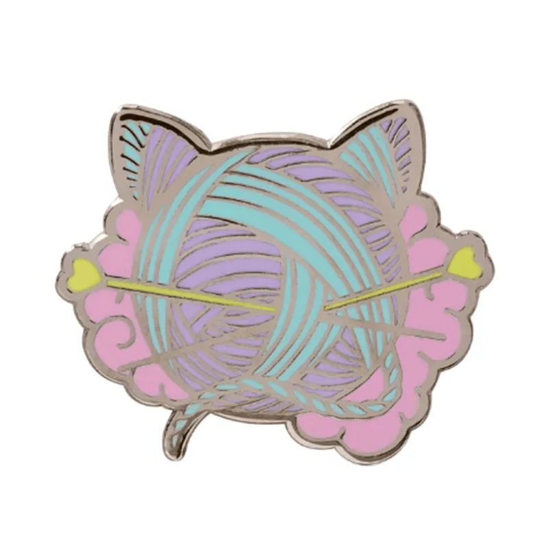 

Cat Wool Ball Enamel Pin