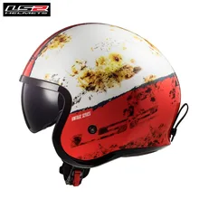 LS2 Spitfire OF599 Jet Casco Del Motociclo 3/4 Cruiser Touring Scooter Casco Moto Casque Kask Capacetes De Motociclista